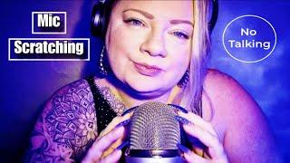 [ASMR] Intense mic scratching w. long nails for tingles/sleep/background noise (No talking)