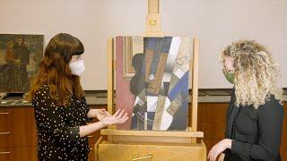 Conservation Spotlight: "Guitar and Pipe" | Cubism in Color