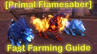 How to get the Primal Flame Saber Mount - MOUNT FARMING GUIDE [WoW Legion Heroes of the Storm Event]