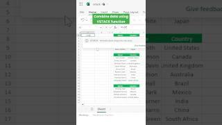 Must Learn: VSTACK Function in Excel | Combine data using VSTACK Function in Excel #shorts #excel