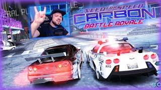 SONCHYK НА GTR ВРЫВАЕТСЯ! КОПЫ РАЗЛЕТАЮТСЯ! NFS Carbon Battle Royale!