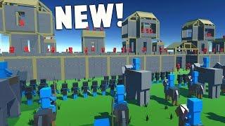 EPIC SIEGE BATTLE, New Weapons! - Ancient Warfare 2 NEW Update Gameplay