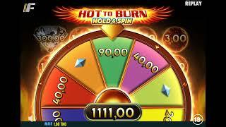 مليون و 341 دينار في Hot to Burn Hold and Spin 