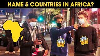 ASKING RANDOM AMERICANS IF THEY CAN NAME 5 COUNTRIES IN AFRICA FOR FREE SHOES!!     