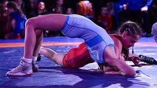 Yuliia Holhovska (UKR) vs Emma Grimes (USA) 50kg. Women girls wrestling.