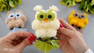 МУДРАЯ СОВА ИЗ ПРЯЖИ  Wise OWL made of Yarn