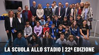 Giorgio Scalvini testimonial della XXII Edizione della Scuola Allo Stadio ️