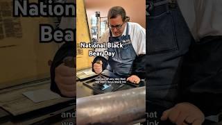 Printing a “beary” impressive print for National Black Bear Day (June 7)