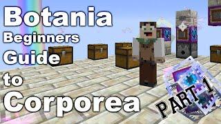 Botania | Corporea part 1 | Basics of Corporea | Requesting Items | Tutorial