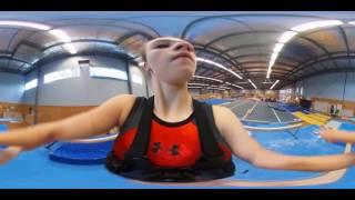 The First Ever Gymnastics Routine Through #360° Video  #360video