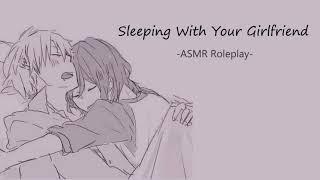 [ASMR] Falling asleep with girlfriend [4 hour] [sleep-aid] [white noise] [soft breathing]