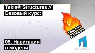 Tekla Structures //  Базовый курс - Навигация в модели