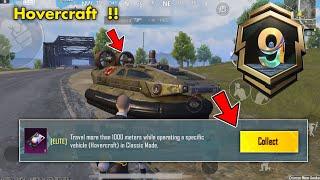 Travel More then 1000 meter while operating a specific vehicle ( hovercraft ) in classic mode