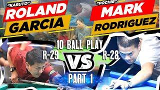 P1 REMATCH!!! ROLAND "Kabuto" GARCIA  POTCHIE MARK RODRIGUEZ 10 Ball Play R-29 Kabuto R-28 Potchie