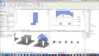 LESSON 32 REVIT ARCHITECTURE ESS - ROOF  SHED TYPE