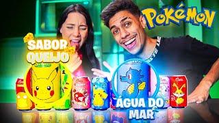 Provando REFRIGERANTES de POKEMON ‹ Ine ›