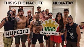 Behind the scenes at Conor McGregor's media day and open workout #TheMacLife