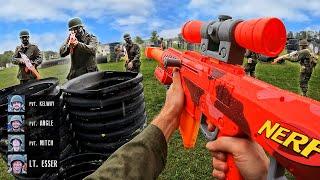 NERF WORLD WAR 2 BATTLE! (First Person Shooter)