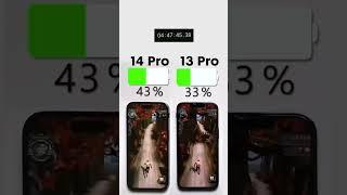 iPhone 14 Pro vs. iPhone 13 Pro Battery Test Subscribe for more 