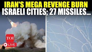 Iran's Revenge LIVE I Ballistic Missiles With Lethal Payload Target Tel Aviv, Haifa As US Enters War