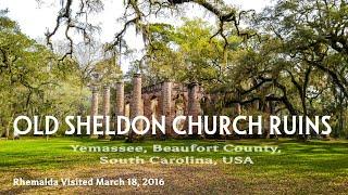 Old Sheldon Church Ruins, Yemassee, Beaufort County, South Carolina