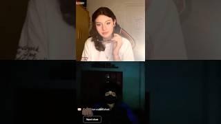 OMG Cute Girl Eyes Crazy On Ome tv  #duet #omegle #eyes #beautiful #trending #shorts