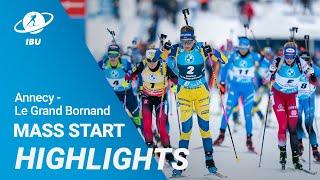 World Cup 21/22 ALGB: Women Mass Start Highlights