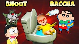 Bhootiya Bachcha  | Shinchan And Nobita Jack Horror Game The Baby In Yellow