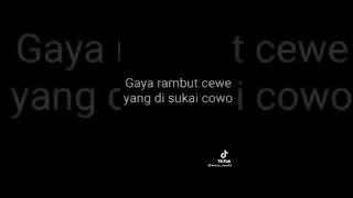 Gaya rambut cewek yg cowok suka | Cowok auto salting #cewekcantik #gayarambutwanita #shorts #fyp