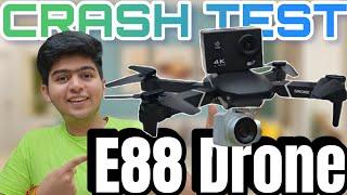 E88 Pro Drone With FPV Dual Camera Testing | Drone Crash Test and Weight Lifting Test