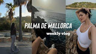 weekly vlog in palma de mallorca // vacanta cu familia, alergam pe plaja & petrecere surpriza