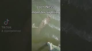 Loch Ness monster sighting