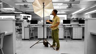 Basic Light Stand, Umbrella, and Flash Setup Tutorial