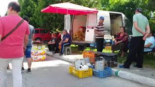 Markt in Stambolijski, Bulgarien (пазар Стамболийски)