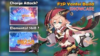 Lvl 70 F2P Yanfei Build C0 Showcase (NO 5 STAR WEAPON) - Genshin Impact