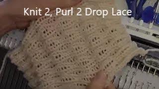 Knit 2, Purl 2 Drop Lace by Diana Sullivan