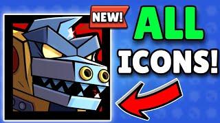 All NEW Profile Icons + Sprays! | Brawl Stars Update