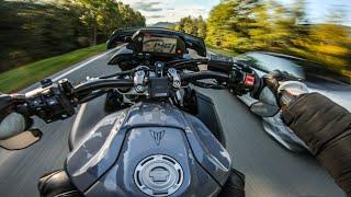 YAMAHA MT10 FULL POWER / Akrapovic / Wheelies 4K