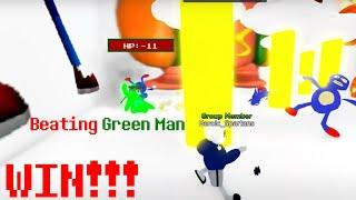 Beating Green Man! Undertale 3D Boss Battles | Roblox