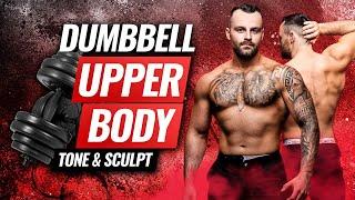30 MIN UPPER BODY DUMBBELL WORKOUT // Arms, Shoulders, Back, Chest