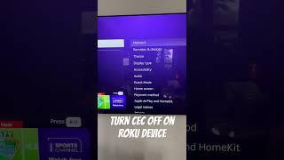 How To Turn CEC Off On Roku - #roku #airetheaterdesigns