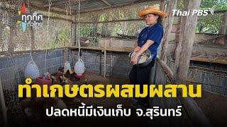 ทำเกษตรผสมผสาน ปลดหนี้มีเงินเก็บ จ.สุรินทร์ | ทุกทิศทั่วไทย | 6 ก.พ. 68