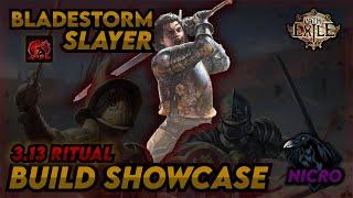 Path of Exile 3.13 Ritual - Slayer - Bladestorm Build Showcase