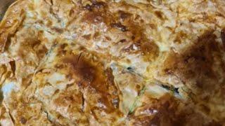 Byrek me Spinaq/How to make Spinach pie.