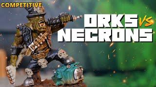 Orks vs Necrons - A Competitive Warhammer 40K Battle Report