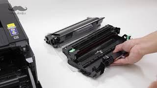 How to Install TN 750 Compatible Toner Cartridges with Printer Brother HL 5450DN