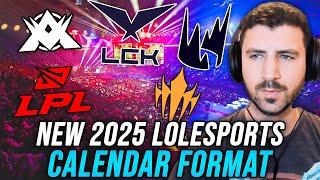 BREAKING DOWN THE 2025 LEAGUE OF LEGENDS ESPORTS CALENDAR | YamatoCannon