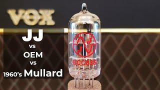 Guitar Amp Tube Comparison JJ Mullard valves - #Comparison