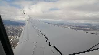 Flight FR 183 take-off from Sofia Airport