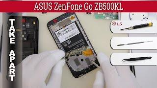 How to disassemble  ASUS ZenFone Go ZB500KL Take apart Tutorial